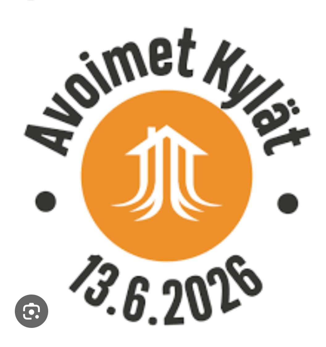 "Avoimet Kylät -logo".
